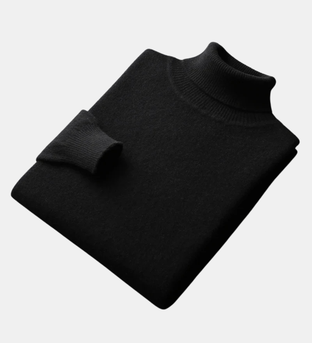 Camisola de gola alta em caxemira Mars