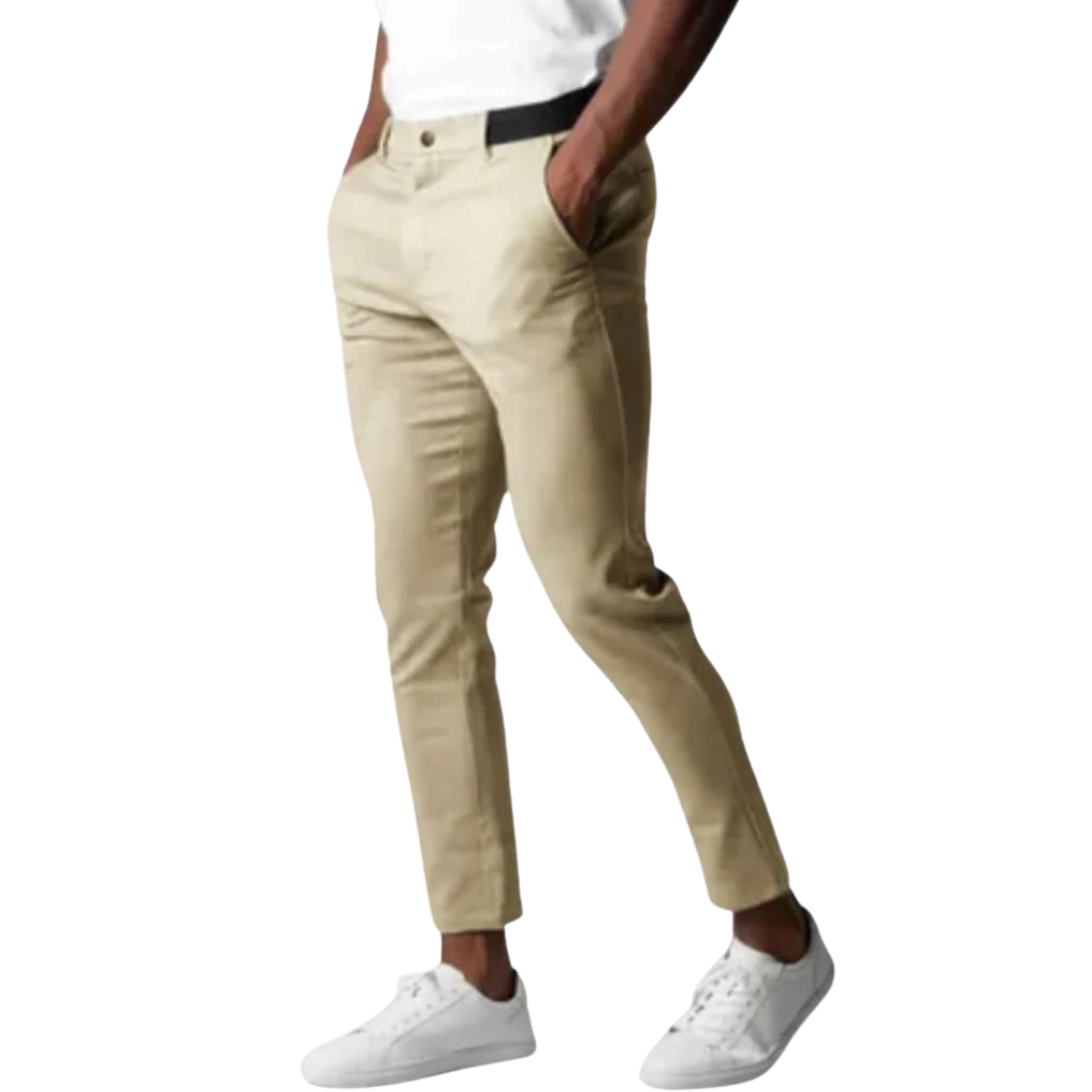 Calças de algodão Elio Stretch