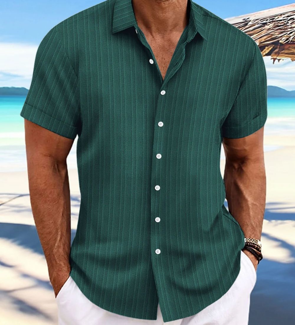 Camisa casual de manga curta