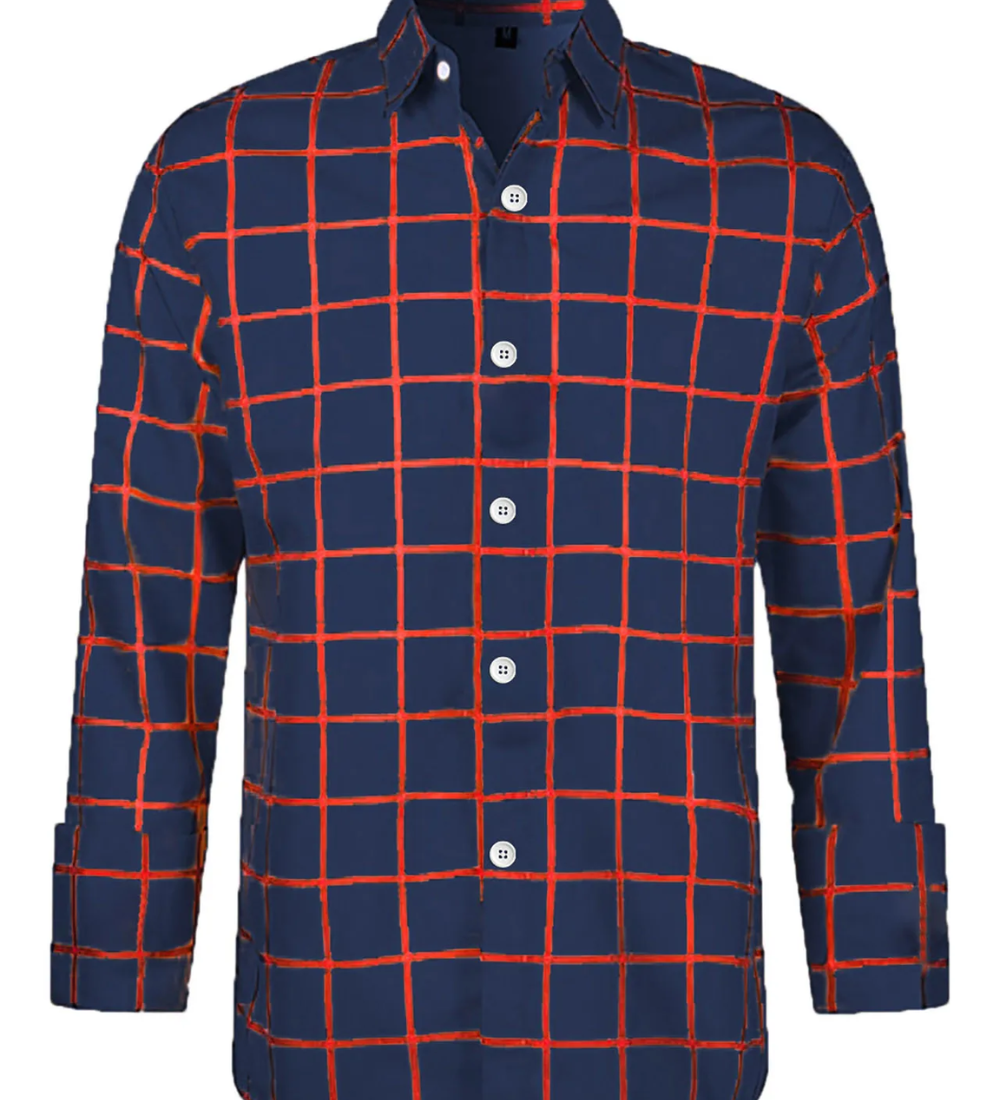 Camisa xadrez clássica