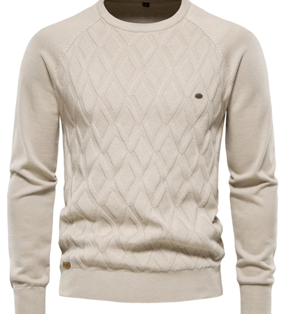 Camisola de homem com design axadrezado V2