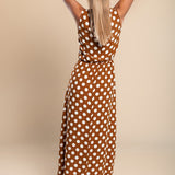 Hannah™ | Vestido longo de bolinhas da Lina