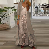 Mara | Vestido longo com jaqueta