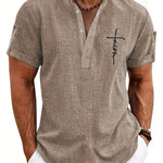 Moda Lusitana - Camisa Elegante com Colarinho Moderno