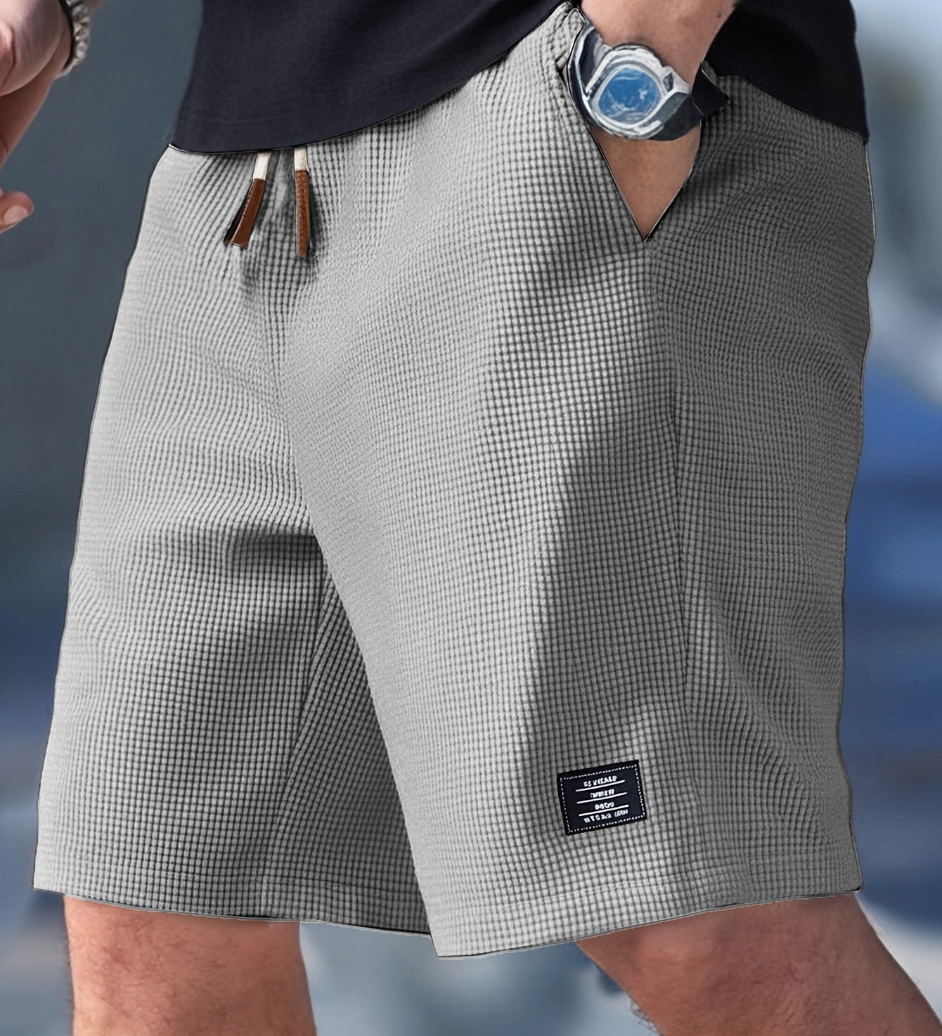 Moda Lusitana - Calções de Malha Waffle