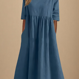 Minea - Vestido de algodão arejado