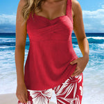 Moda Lusitana - Conjunto de Banho Tankini Estampado