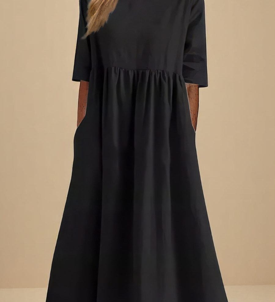 Minea - Vestido de algodão arejado