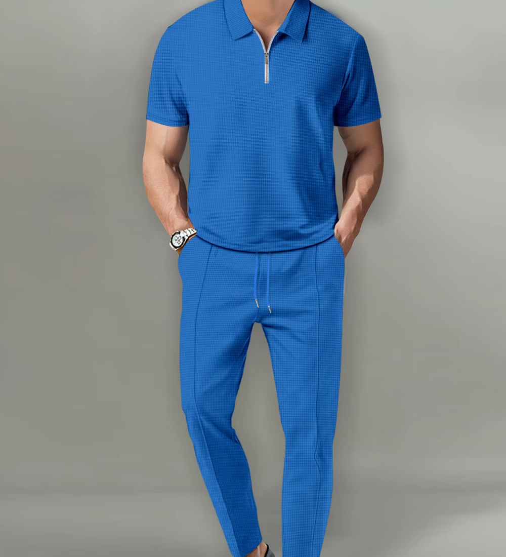 Conjunto pólo com fecho de 2 peças