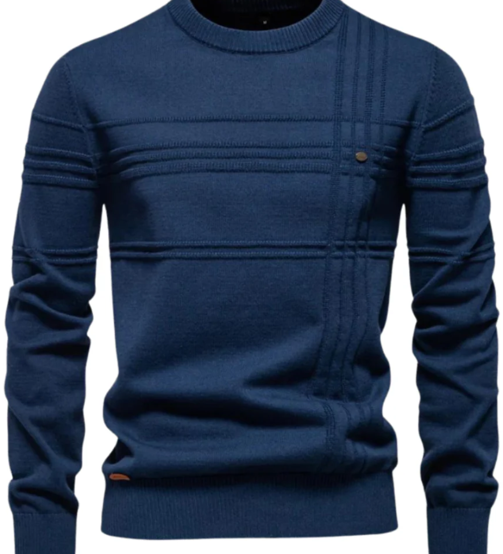Camisola para homem com design axadrezado