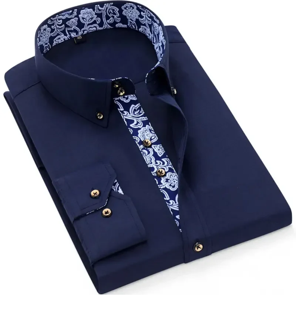 Givalli - Camisa clássica de algodão