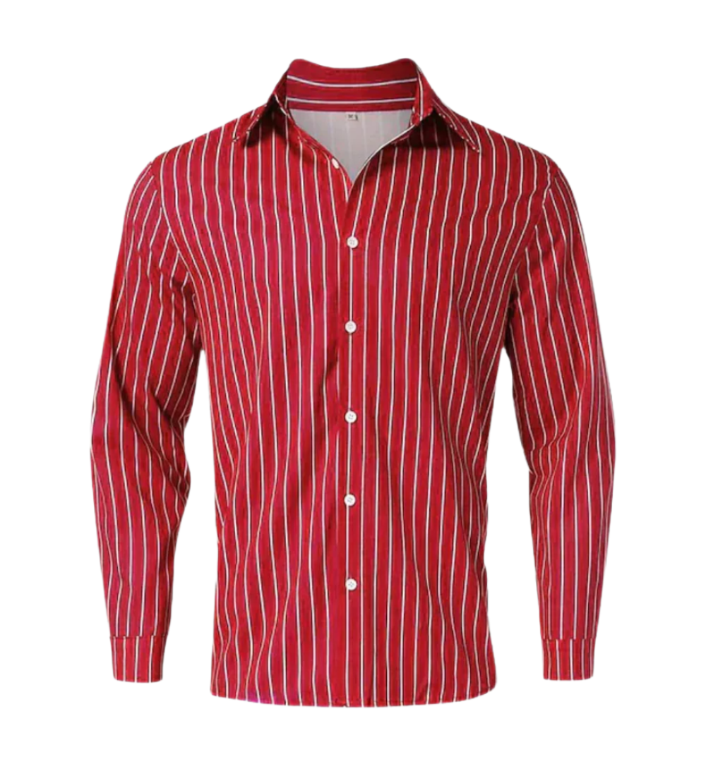 Camisa às riscas