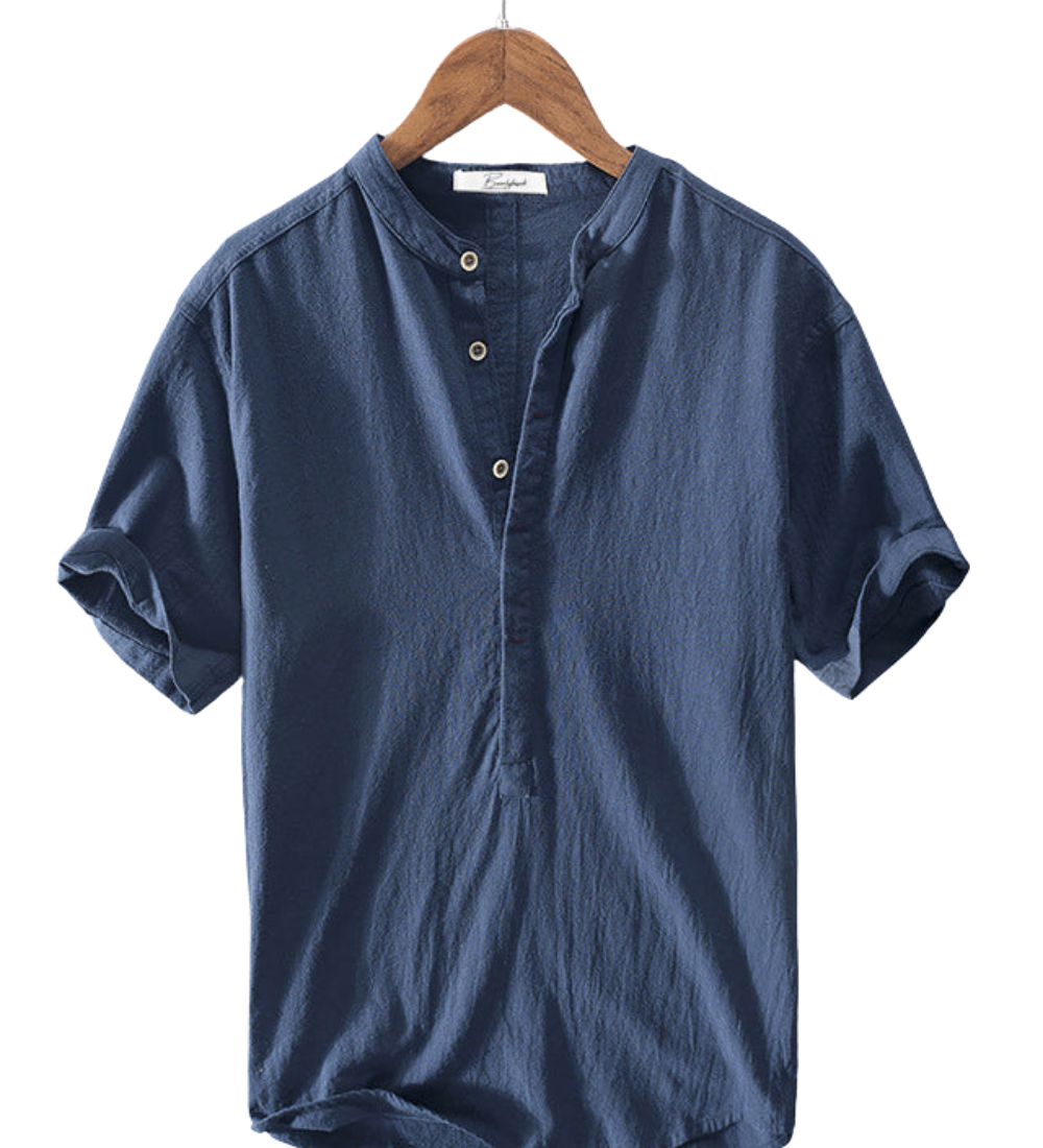 Camisa de linho de Singapura