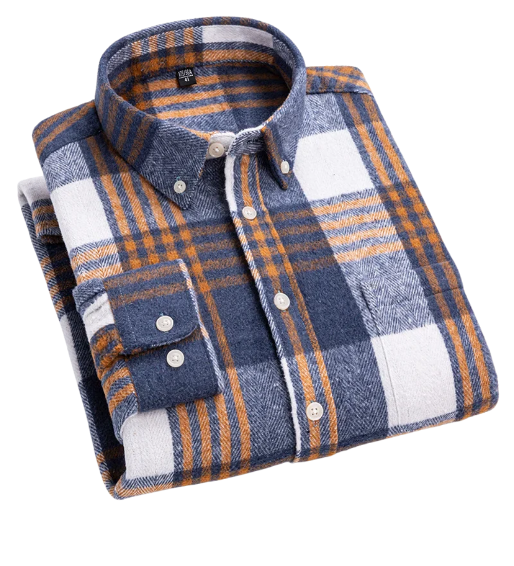 Givalli - Camisa xadrez de algodão