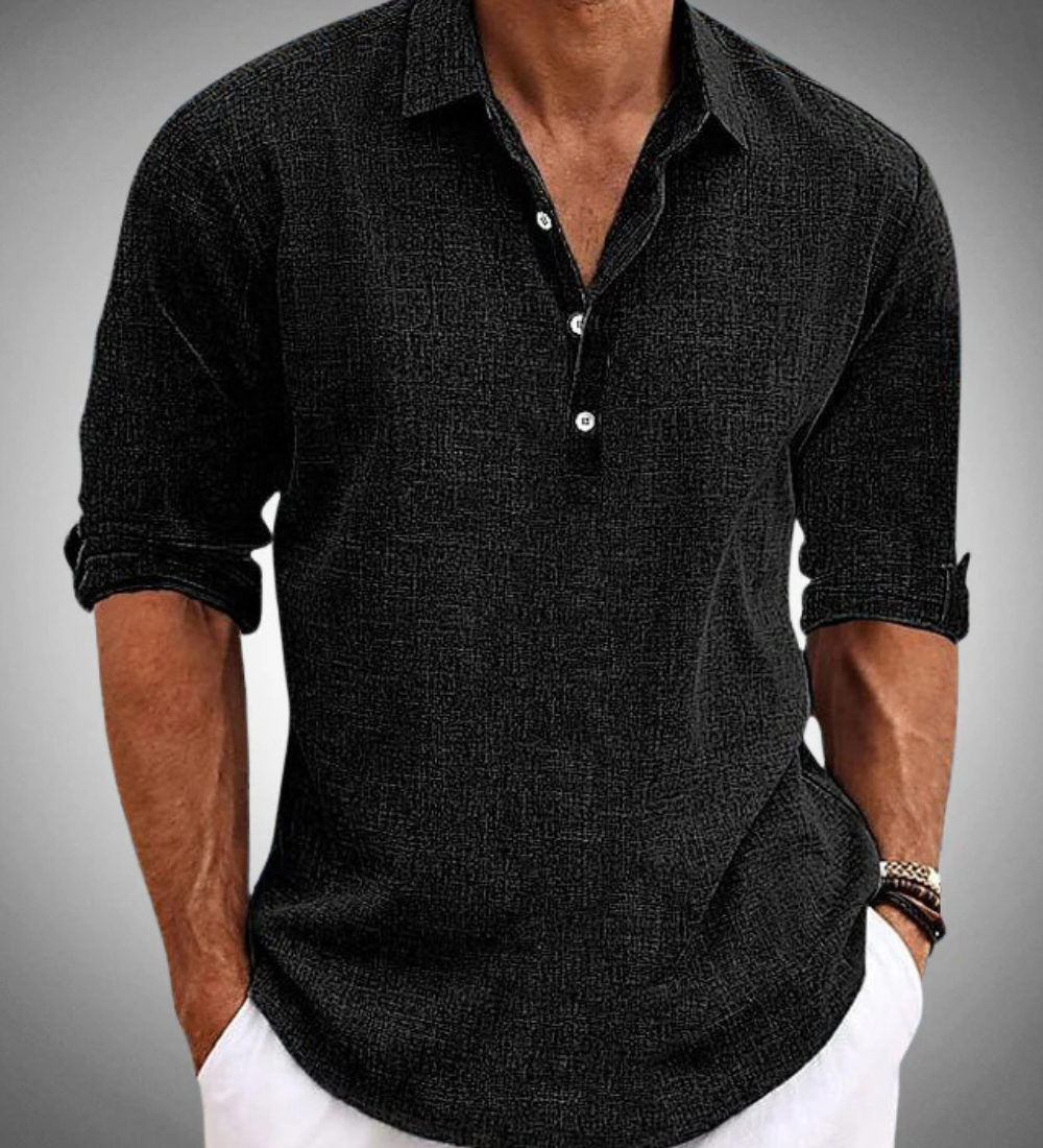 Camisa Clássica de Algodão