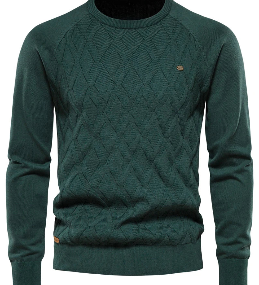 Camisola de homem com design axadrezado V2