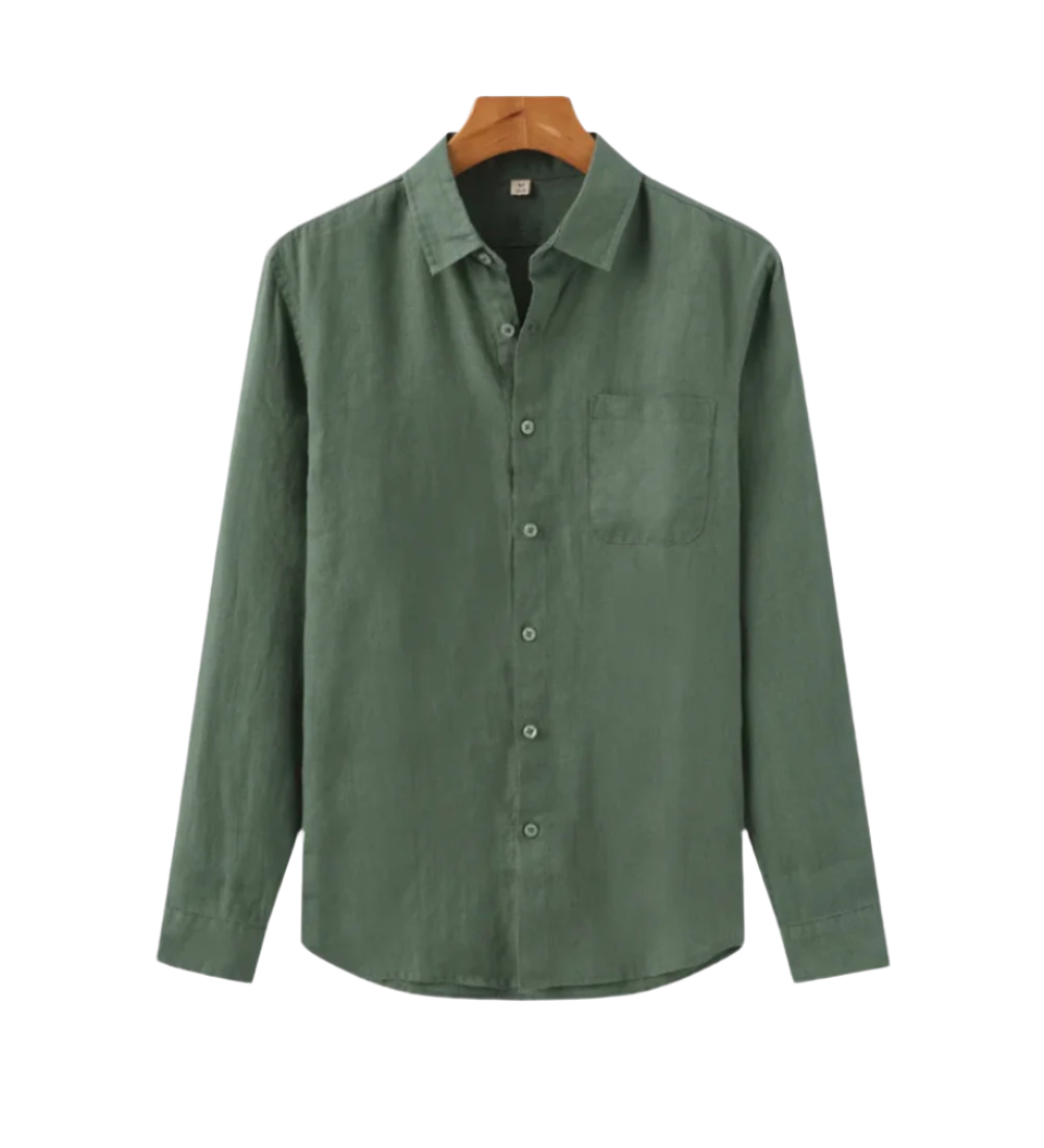 Camisa de linho Genève
