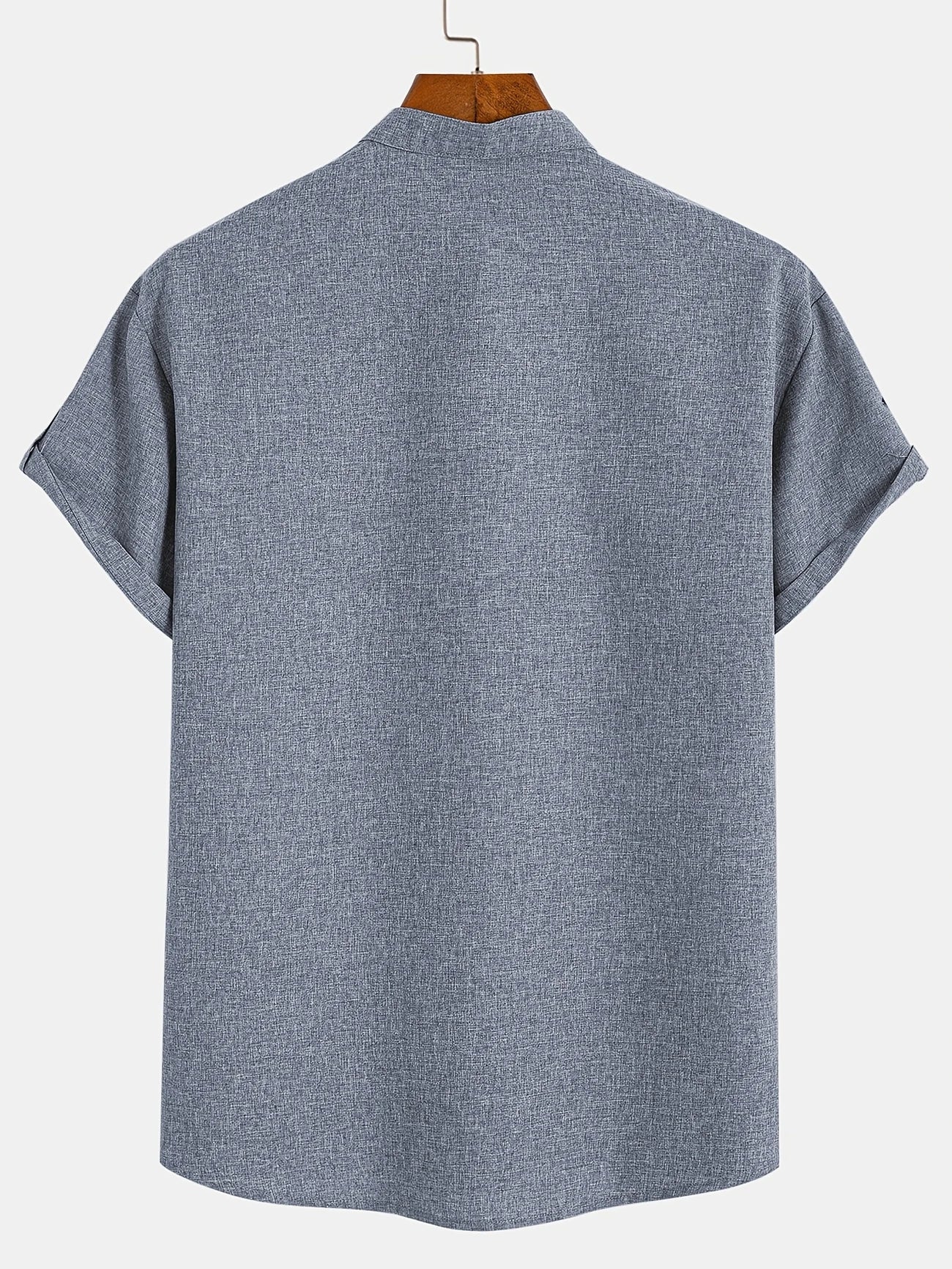 Moda Lusitana - Camisa Elegante com Colarinho Moderno