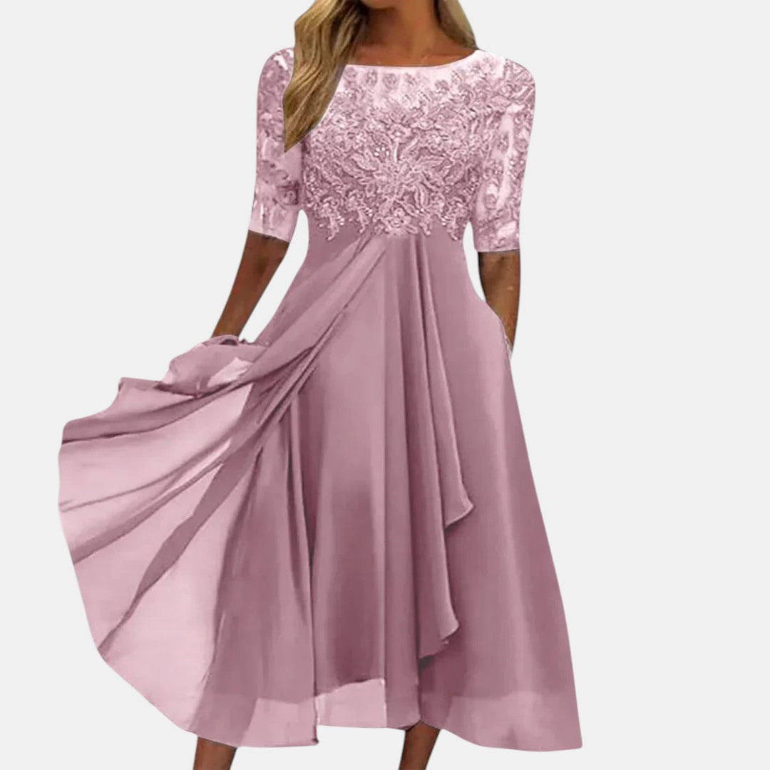 Vestido Elegante de Renda