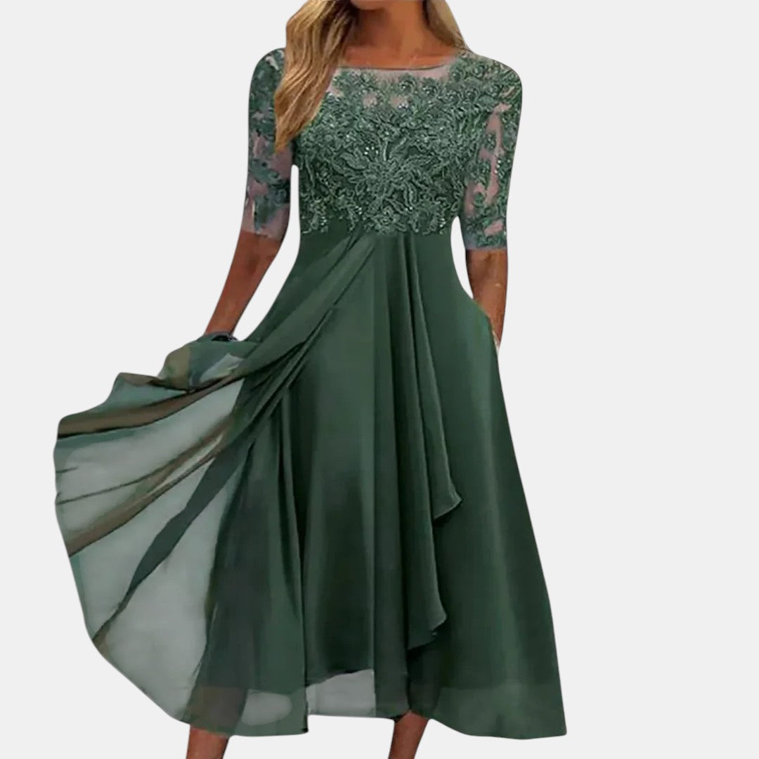 Vestido Elegante de Renda