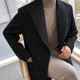 Casaco elegante com duplo peito