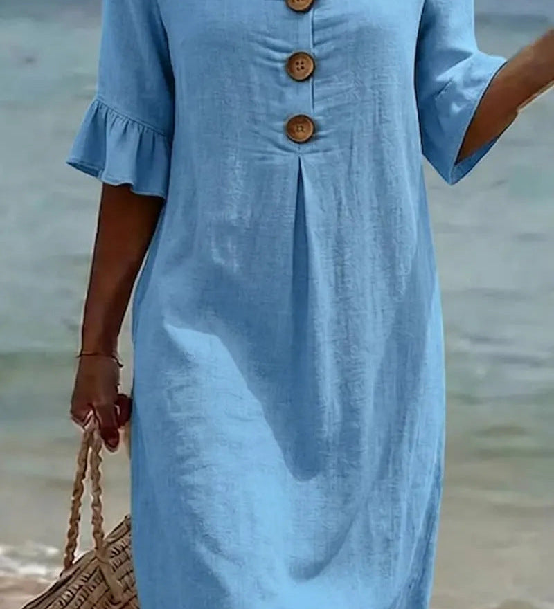 Moda Lusitana - Vestido Casual de Verão