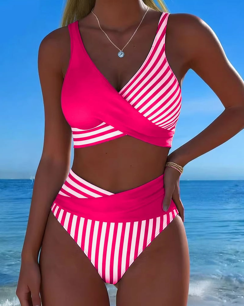 Moda Lusitana - Biquíni Elegância Listrado