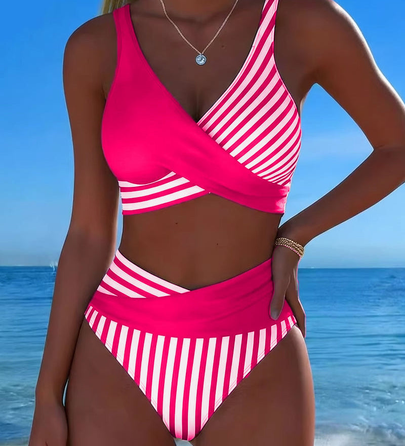 Moda Lusitana - Biquíni Elegância Listrado