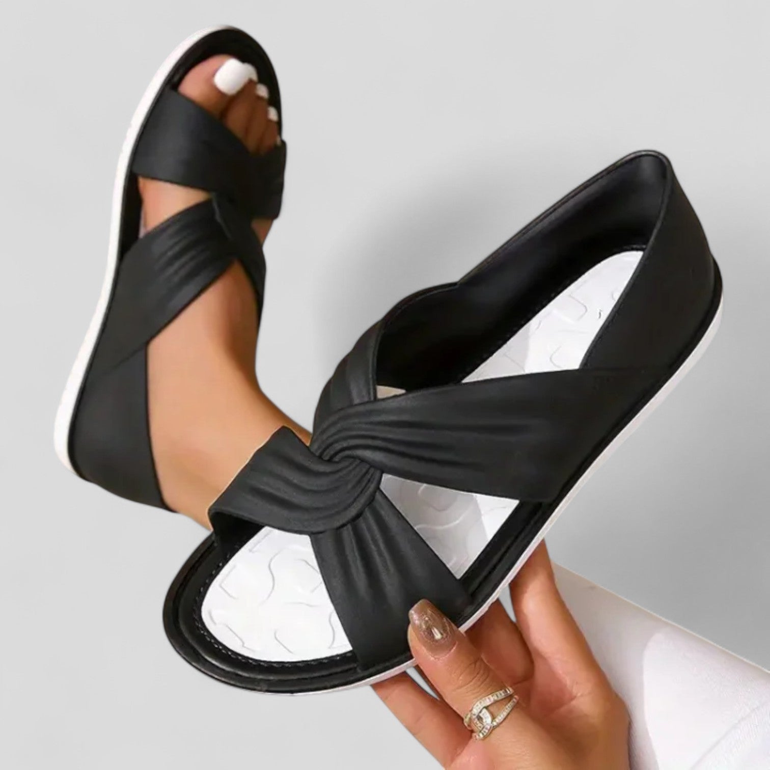 Lilla – sandália ortopédica elegante para o dia-a-dia