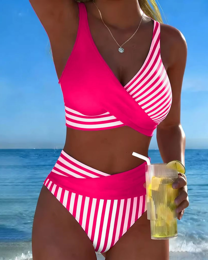 Moda Lusitana - Biquíni Elegância Listrado