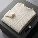 Camisola de caxemira com padrão Mizar