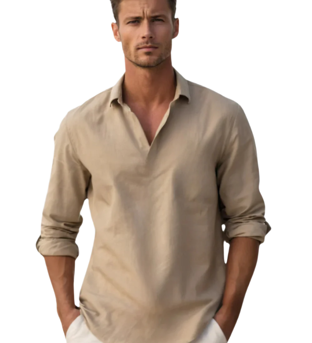 Camisa de algodão Fiorenzo
