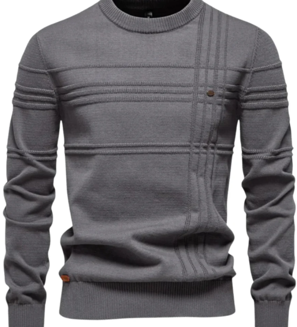 Camisola para homem com design axadrezado