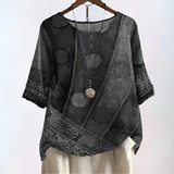 Gaia - Blusa Boho Artística