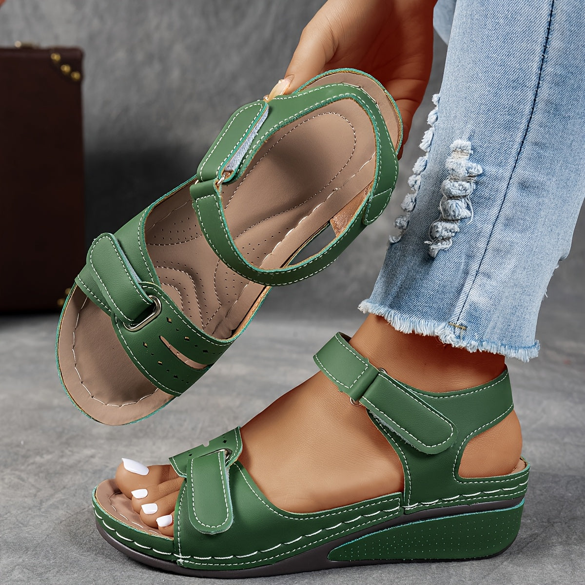 Mária – sandália ortopédica elegante em várias cores premium