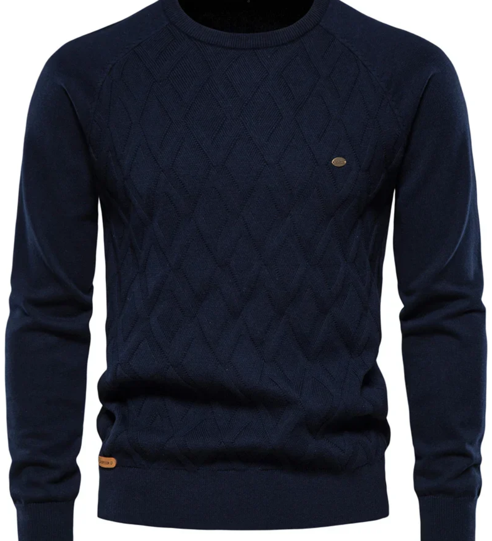 Camisola de homem com design axadrezado V2