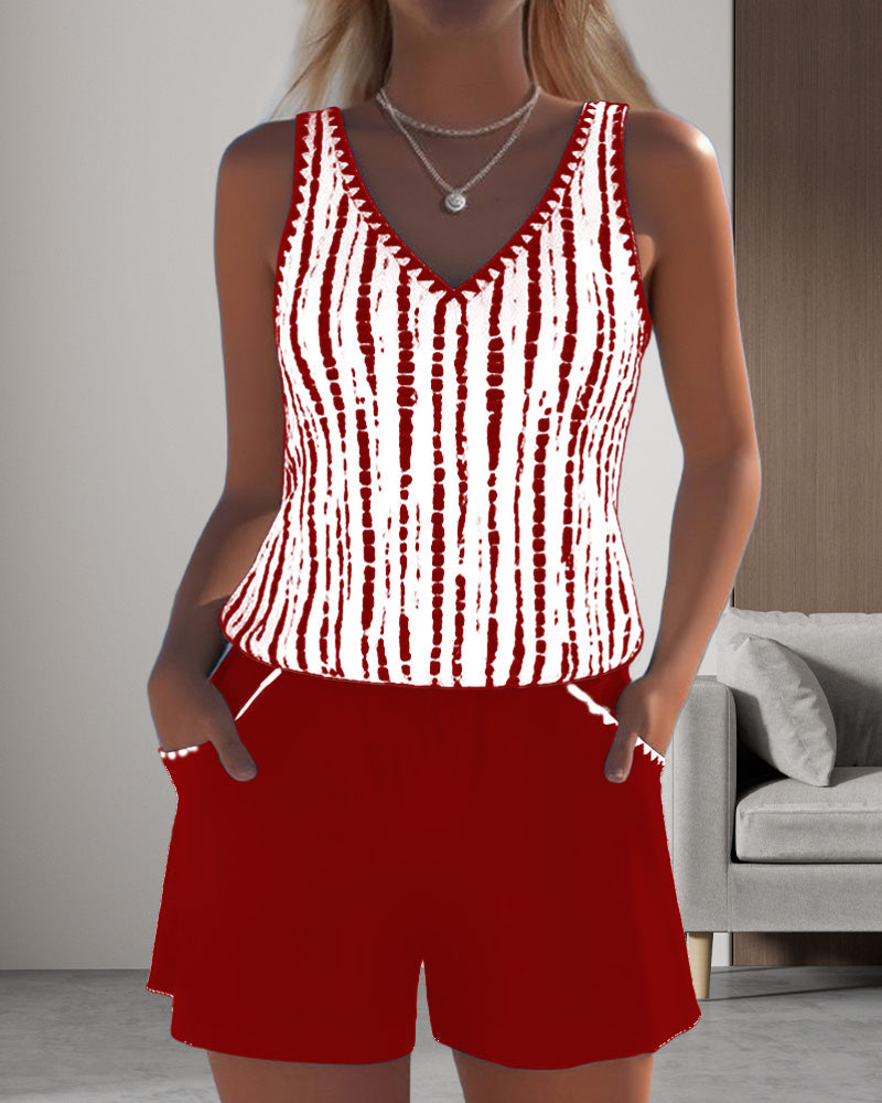 Moda Lusitana - Conjunto de Tankini com Estilo Casual