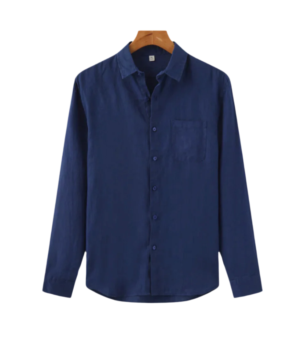 Camisa de linho Genève
