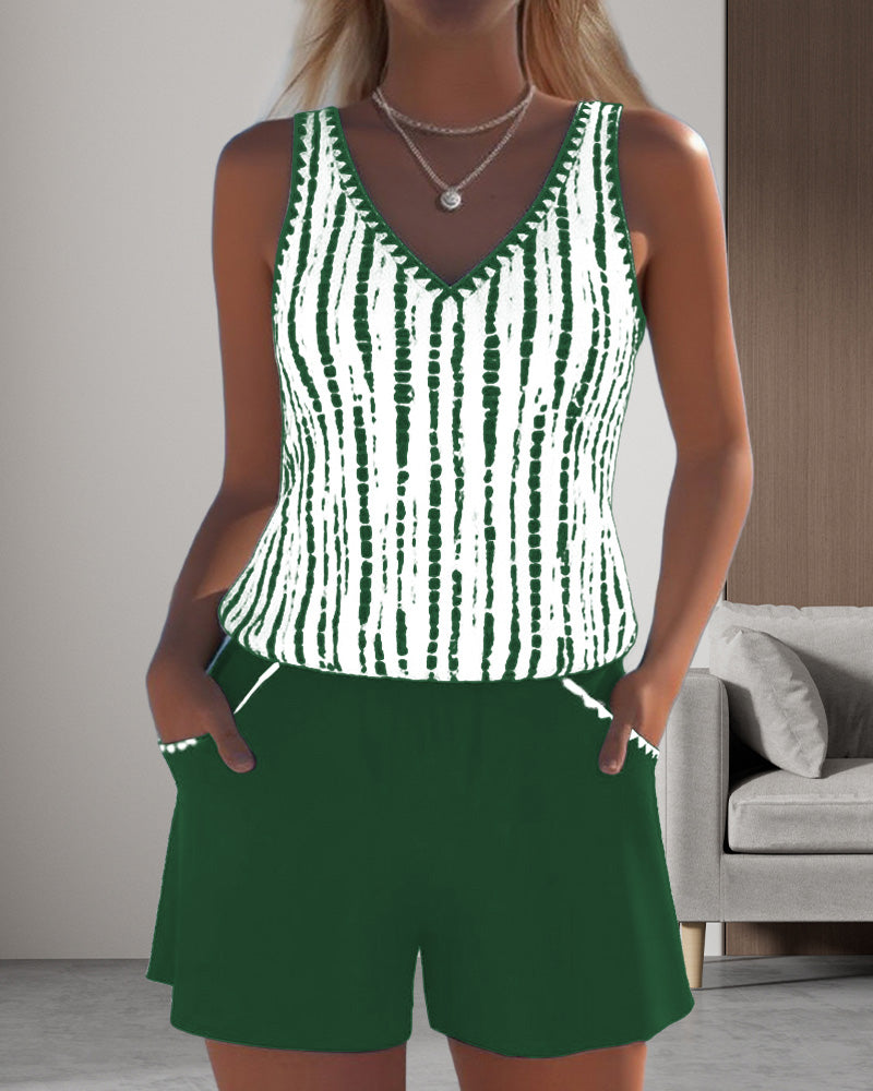 Moda Lusitana - Conjunto de Tankini com Estilo Casual