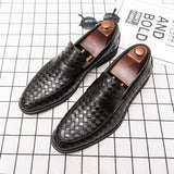 Mocassins elegantes em tecido