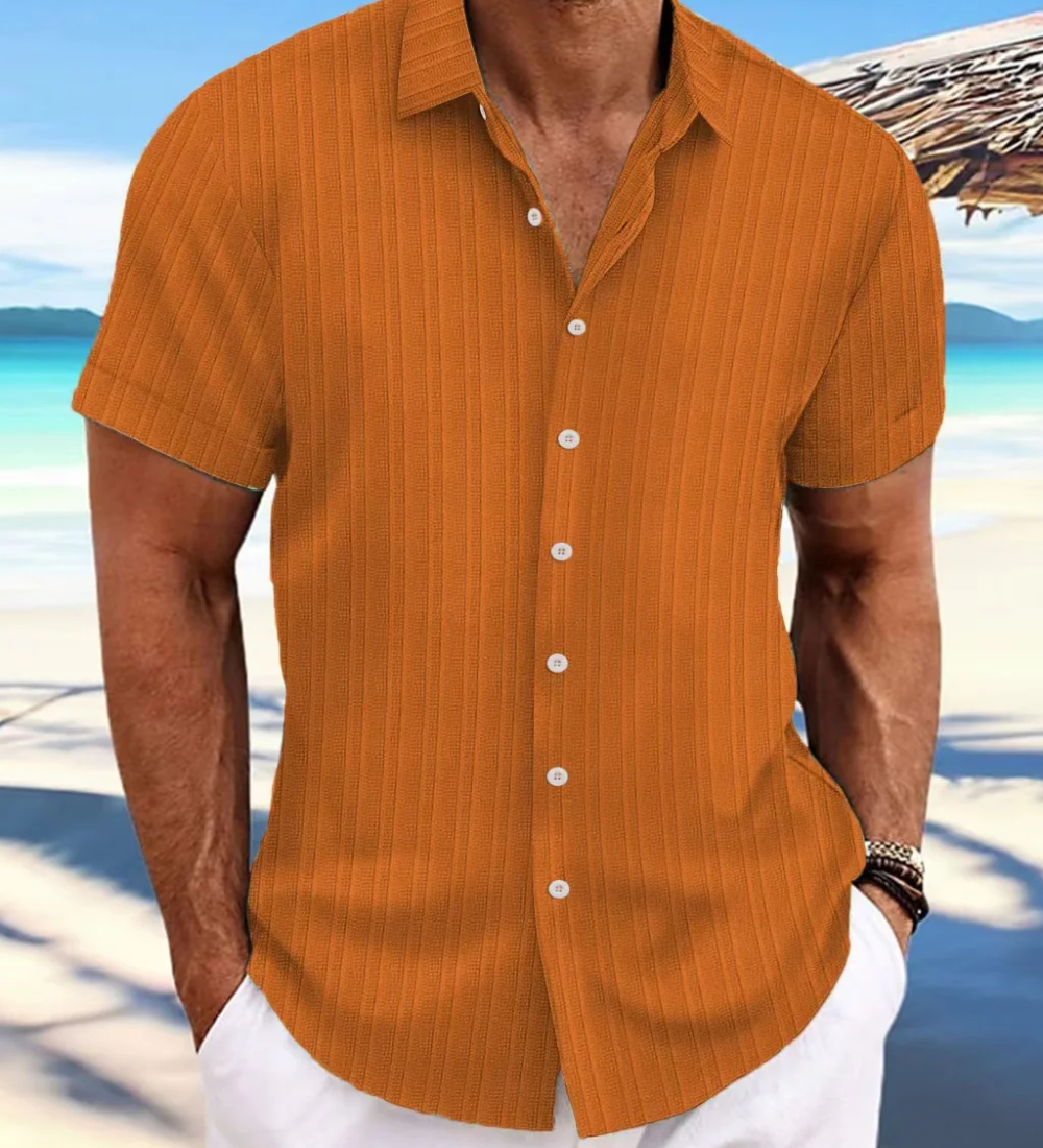 Camisa casual de manga curta