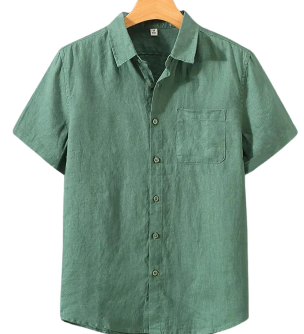 Camisa de linho Santorini