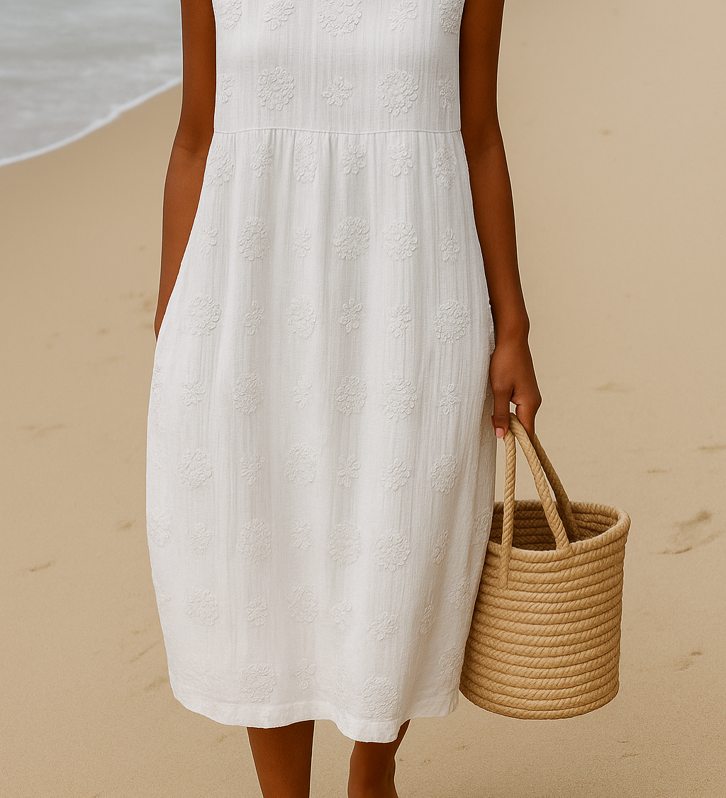Elena | Vestido Bordado para Elegância Natural