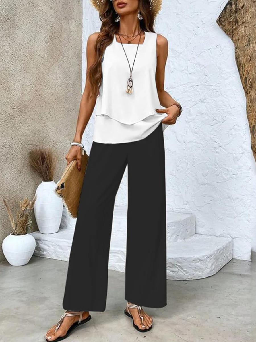 Moda Lusitana - Conjunto Elegante de Verão Averie