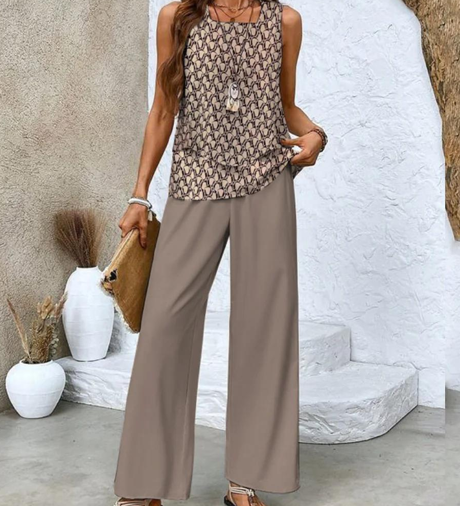 Moda Lusitana - Conjunto Elegante de Verão Averie