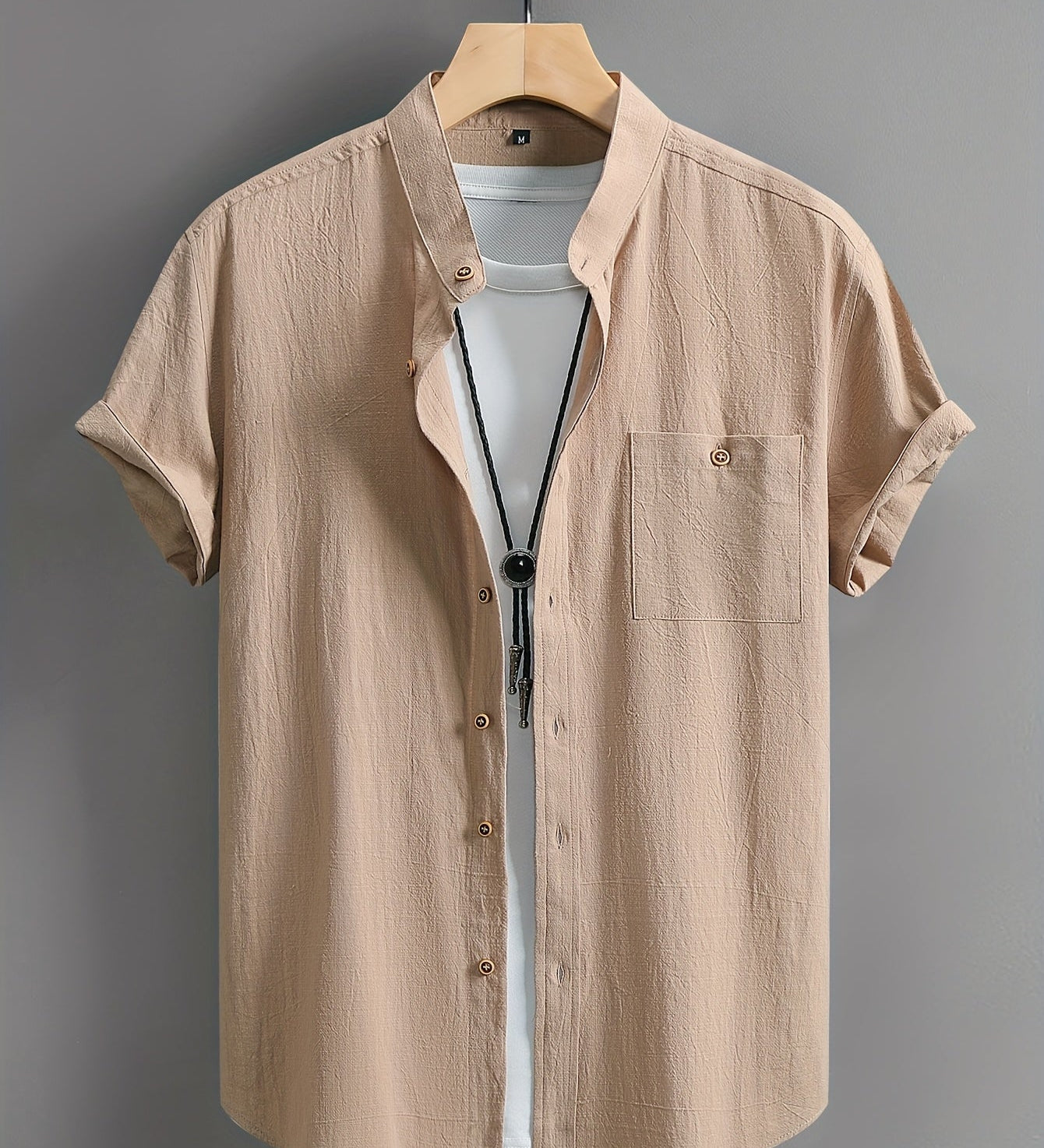 Camisa casual de manga curta