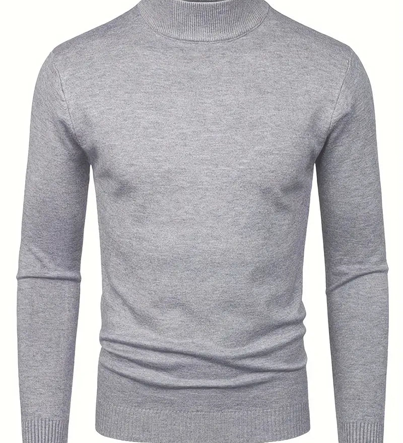 Camisola de gola alta elegante