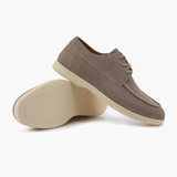 Sapatos elegantes de camurça