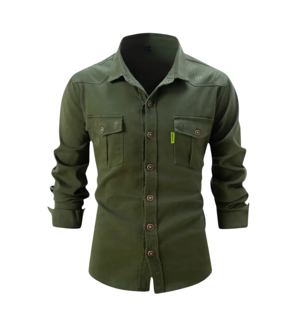 Camisa de ganga casual