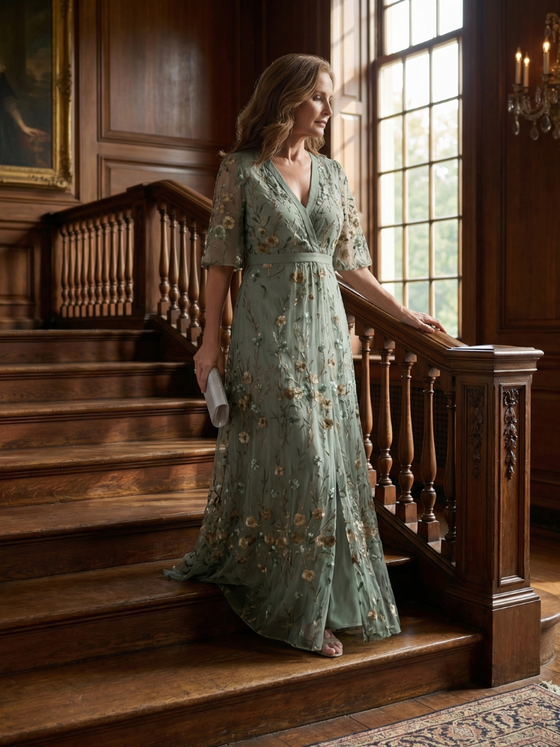 Moda Lusitana - Vestido Maxi Flutuante Floral